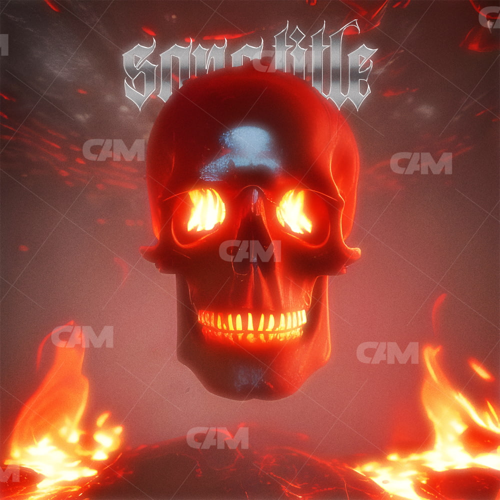 Burning Skull