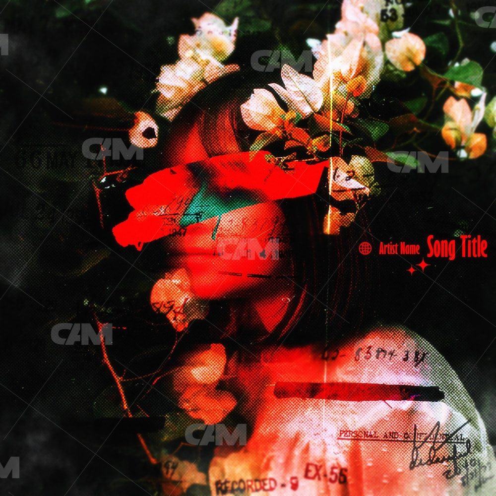 Blurred Lights Flowers Woman