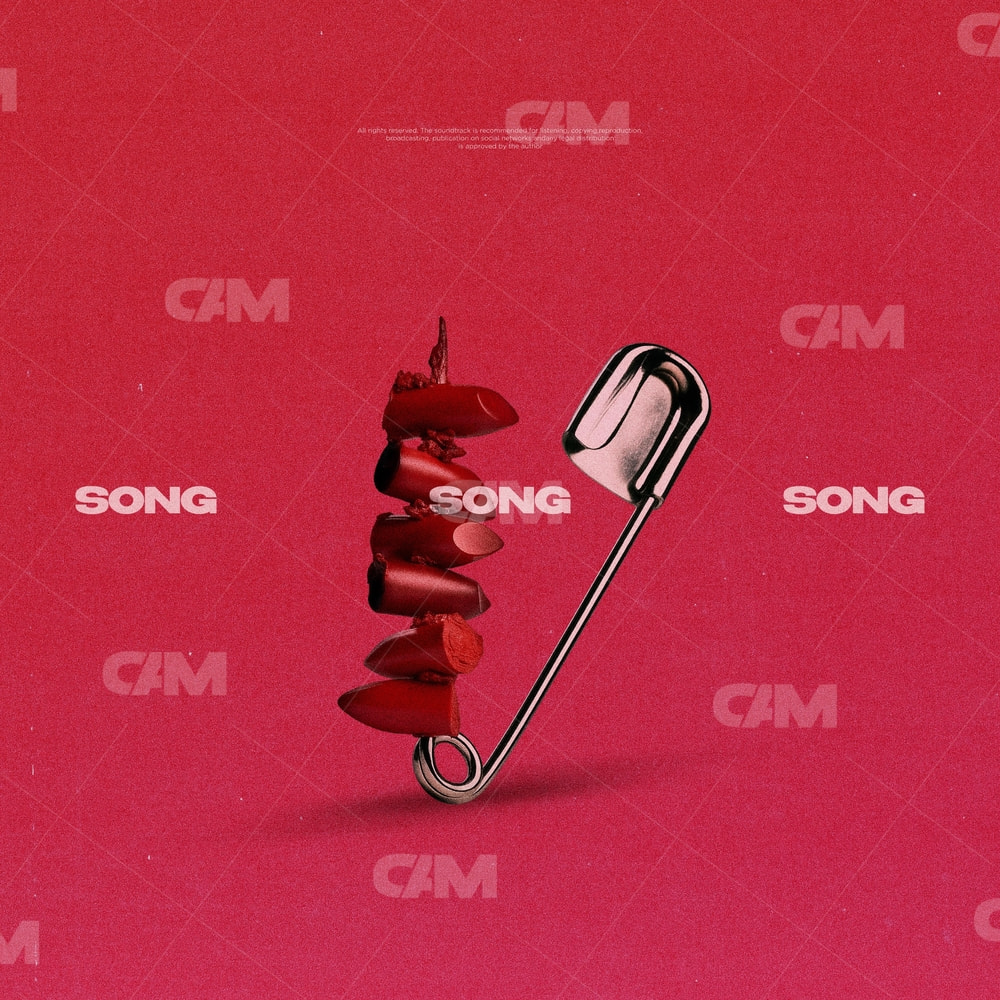 Chunks Of Lipstick On A Paper Clip