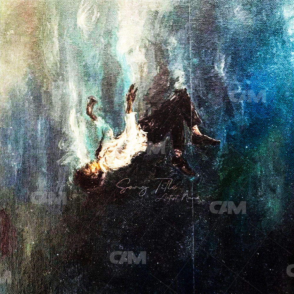 Fallen Person Oil Painting Style