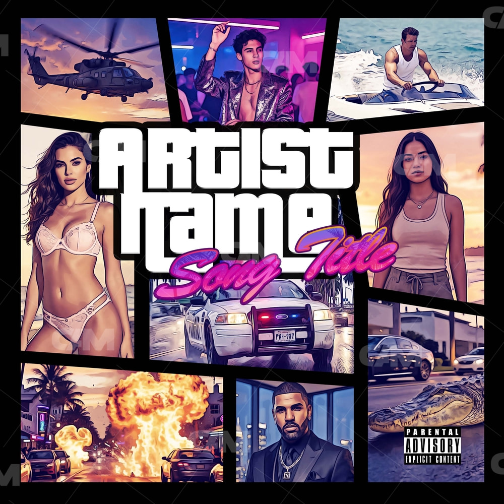 Gta 6 Style Cover Art