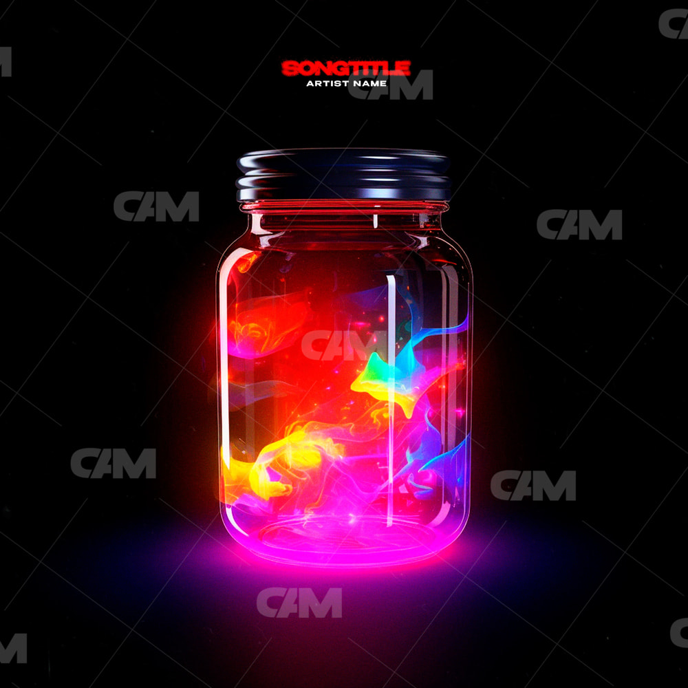 Jar With Neon Inside