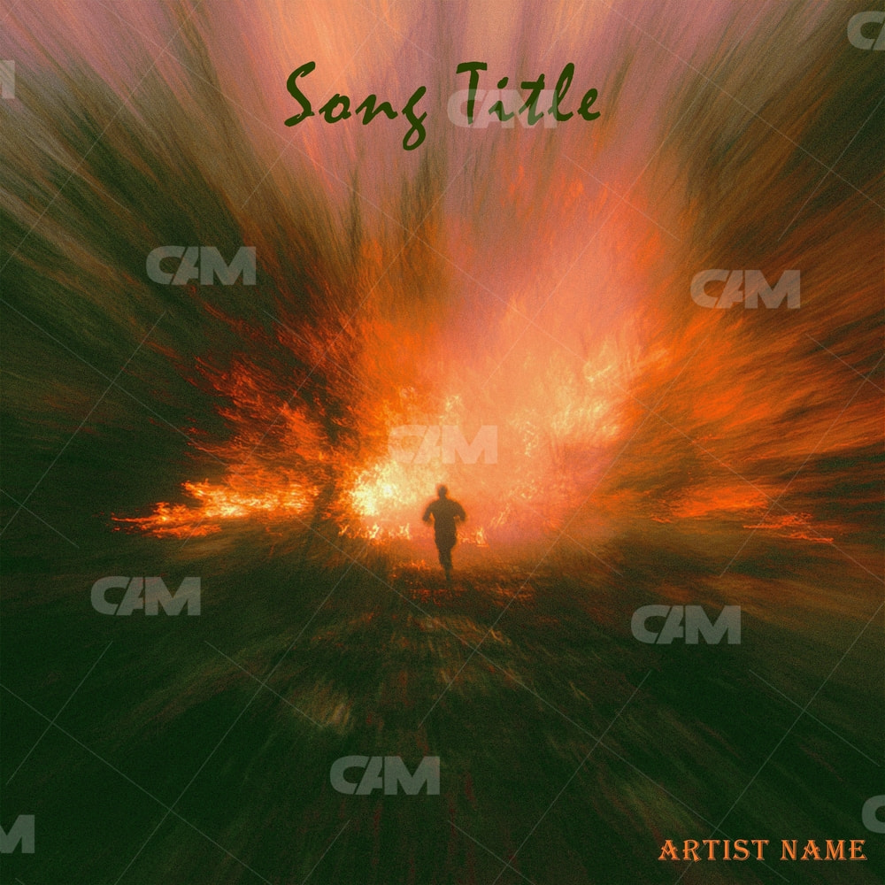 Man Runs In The Fire