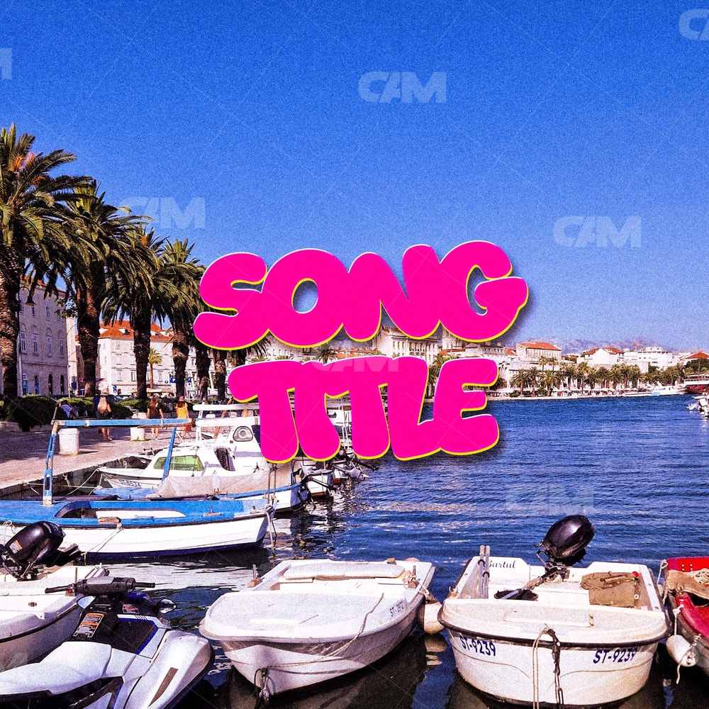 Pink Typo Palms