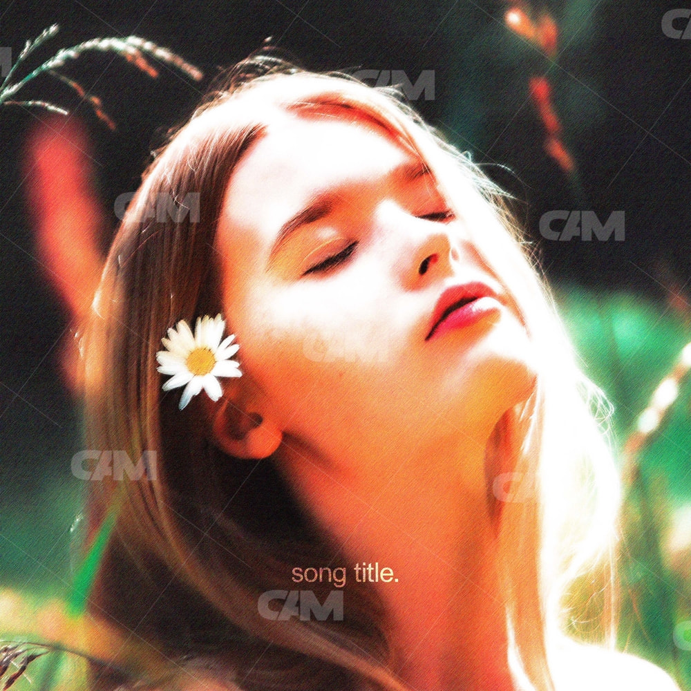 Retro Aesthetic Flower Girl