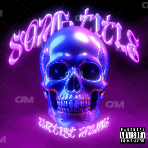 Neon Skull