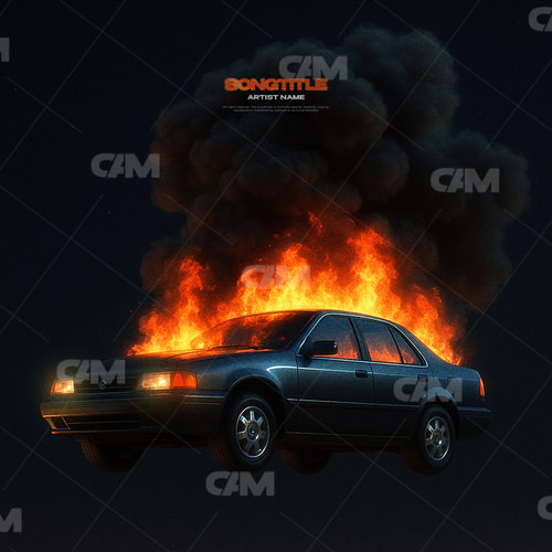 Burning Car