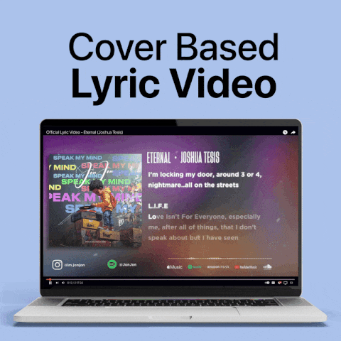 Cover Based Lyric Video