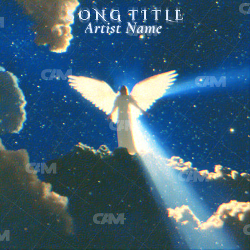 Angel On The Galaxy Sky