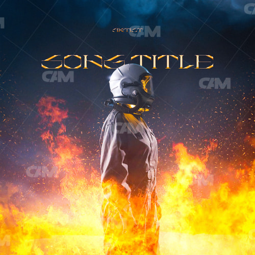 Astronaut on Fire