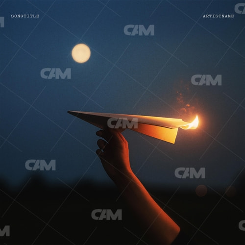 Burning Paper Airplane