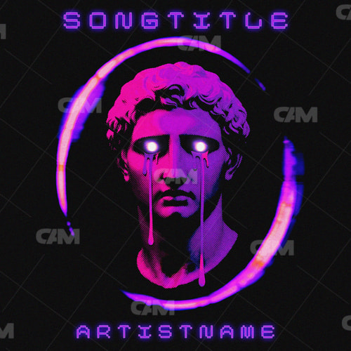 Neon Statue