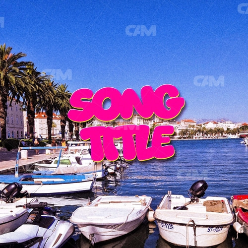 Pink Typo Palms
