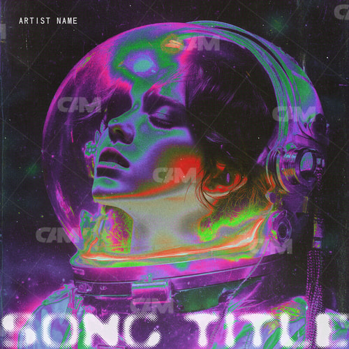 Psychedelic Astronaut Girl