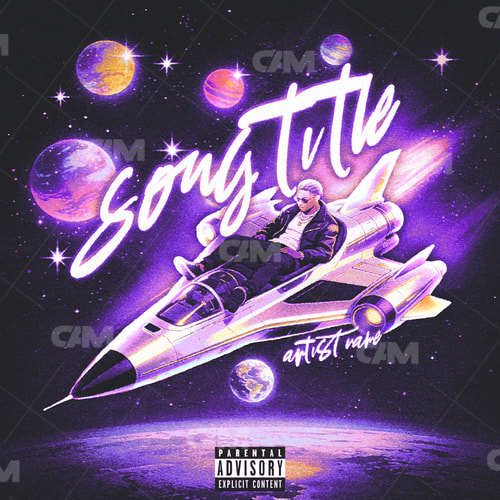 Purple Galaxy Flight