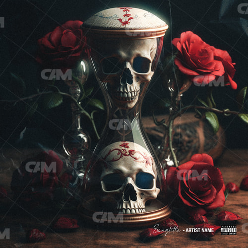 Roses and Skull