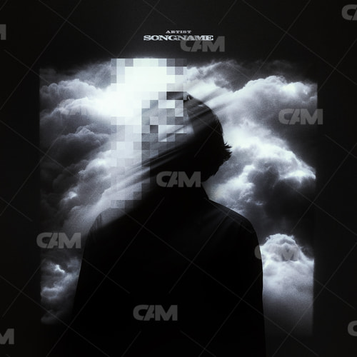 Silhouette Against The Clouds