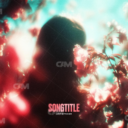 Silhouette In Flowers