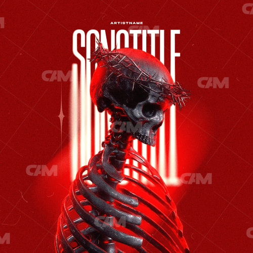 Skeleton With A Wreath