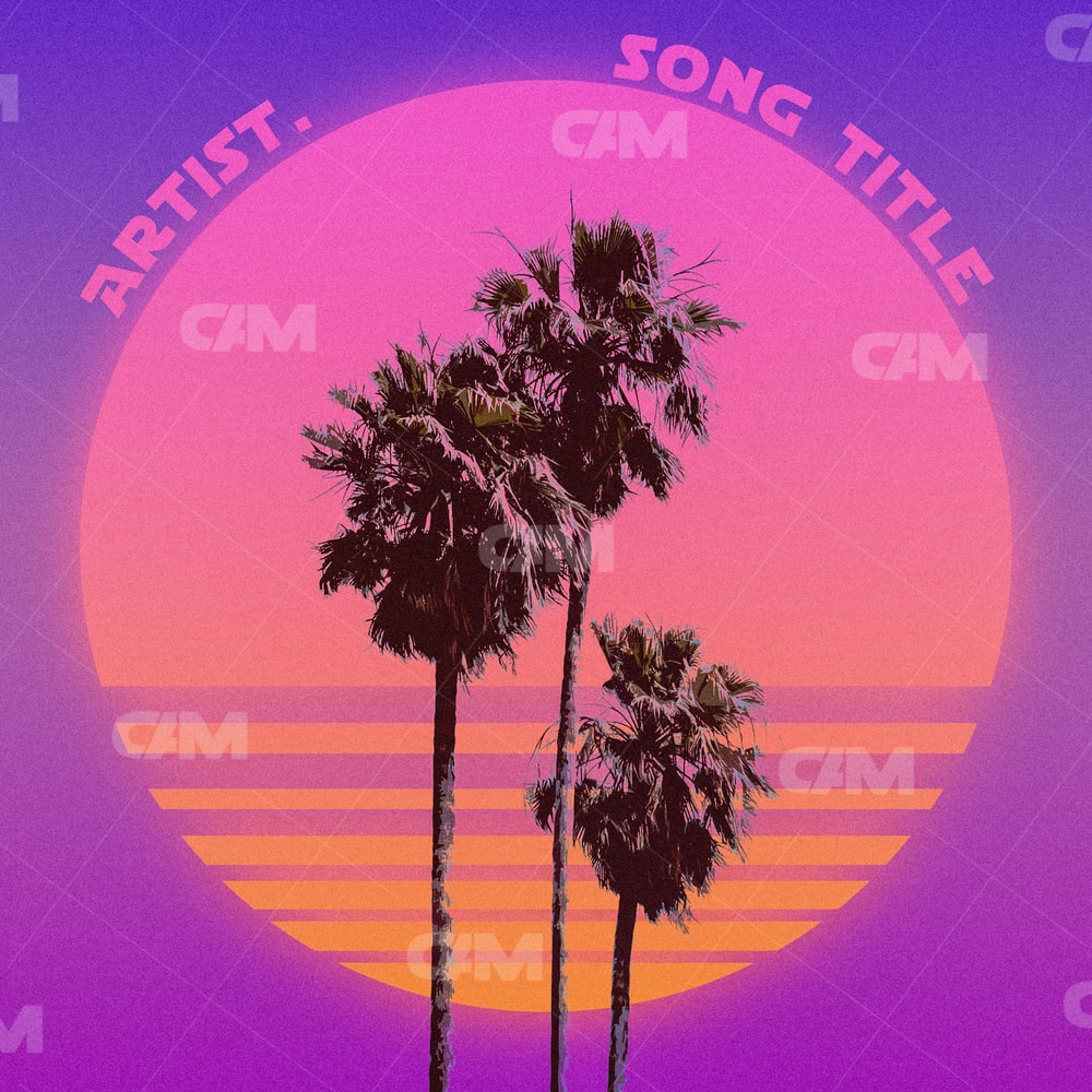 Synthwave Palms