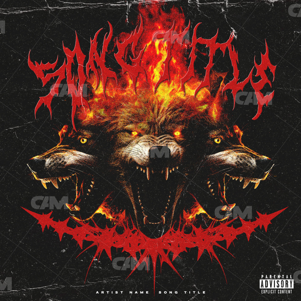 Wolf On Fire