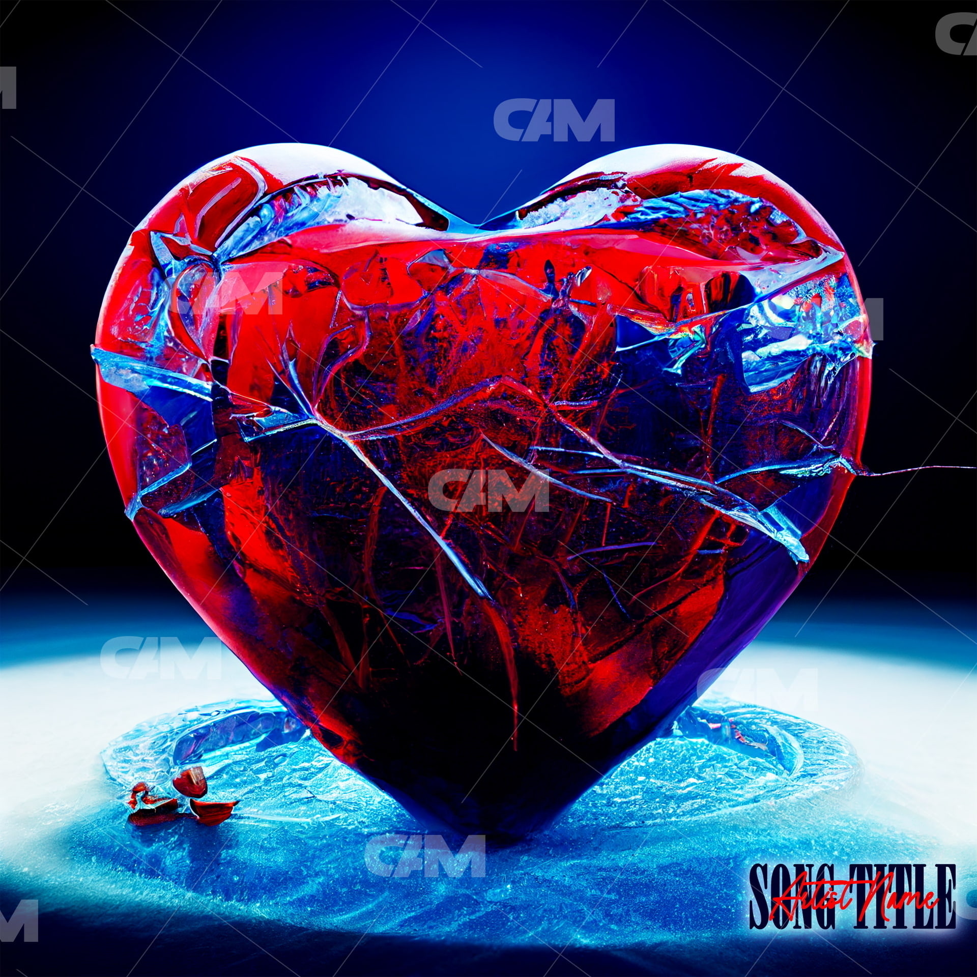 Frozen heart cover art market