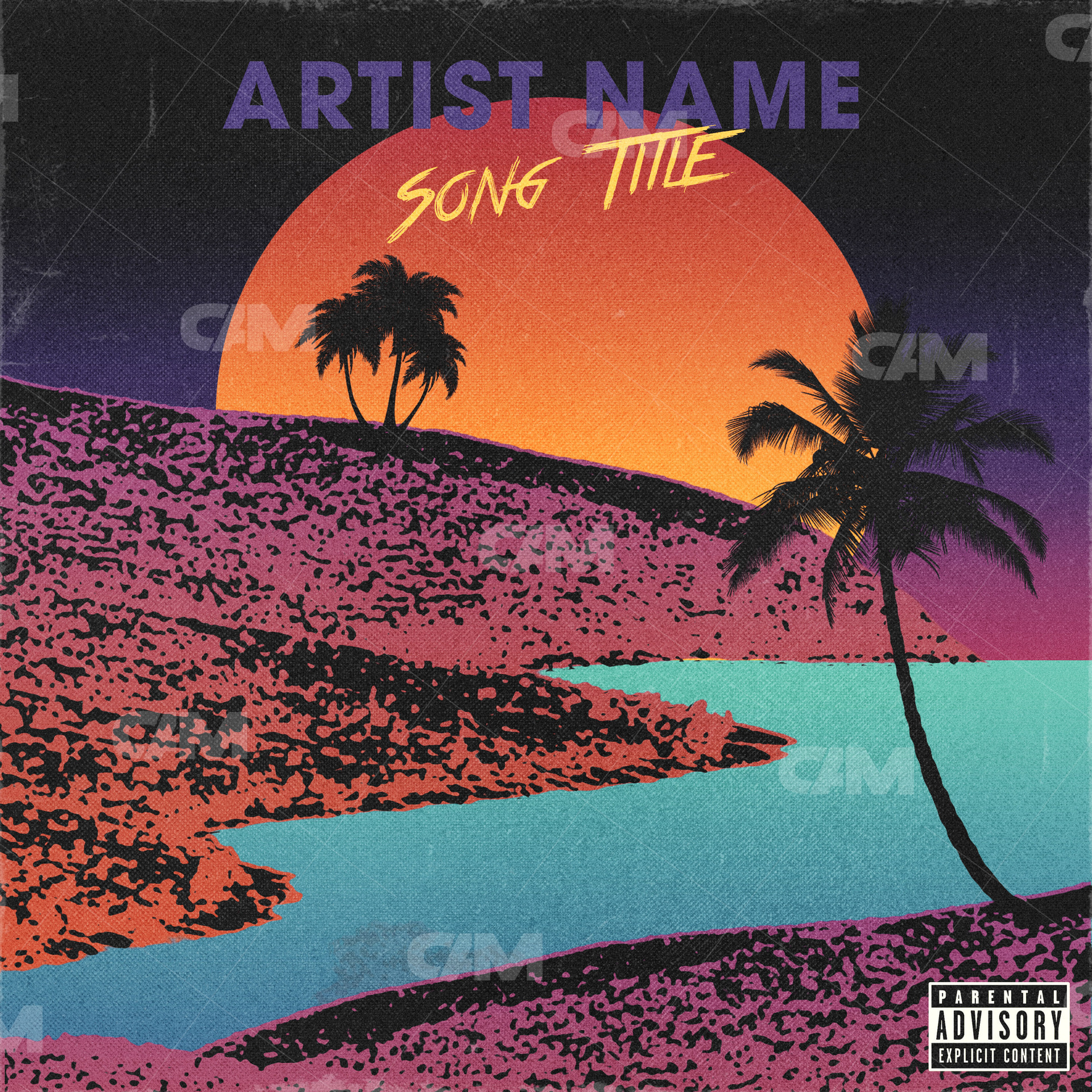 小物 APPLEBUM Sunset Playground A1 Poster APPLEBUM Sunset