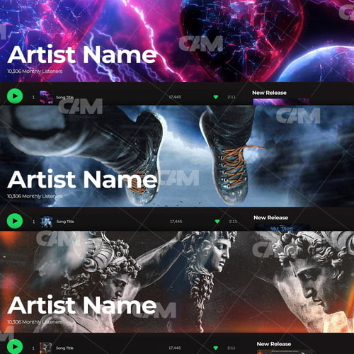 Spotify Banner Based on Cover